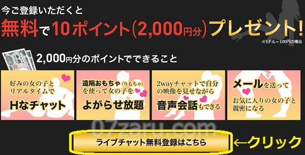 カリビアンコムガールの入会登録方法1