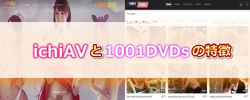 ichiAVと1001DVDsの特徴
